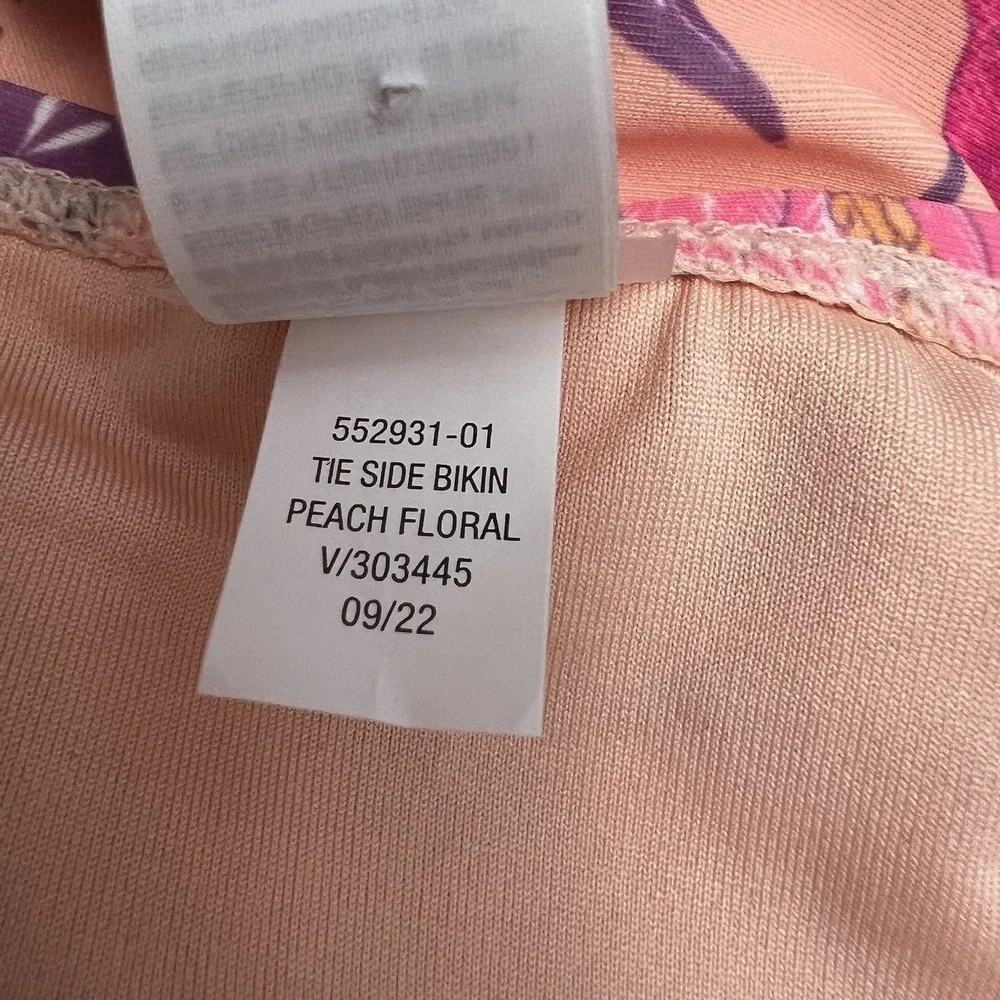 Old Navy Floral One Shoulder Bikini‎ Set Small Top XS Bottoms Boho Tropical